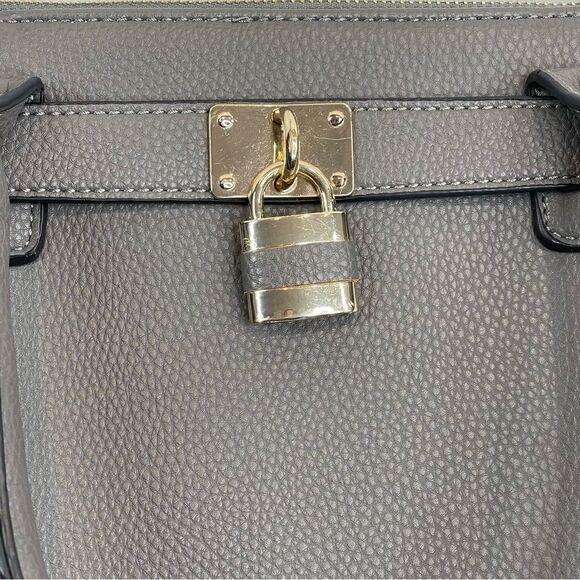 Dasein Women’s Handbag Satchel Top Handle Purse Gray - Picture 11 of 15